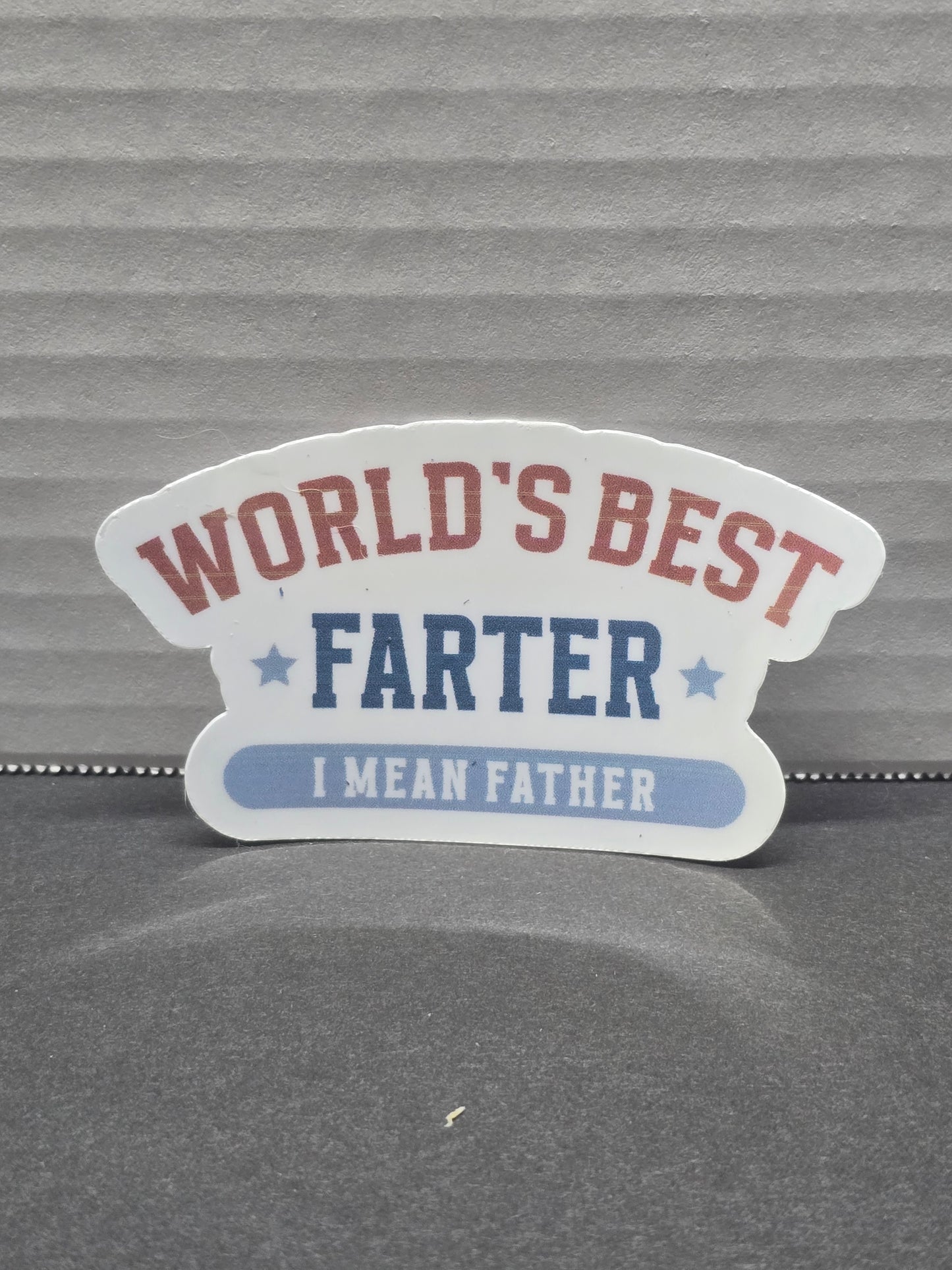 World's best farter father sticker
