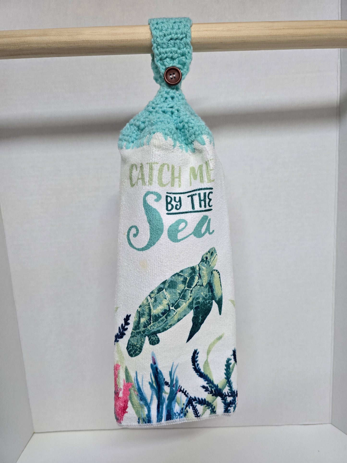 Catch me by the Sea Crochet Towel