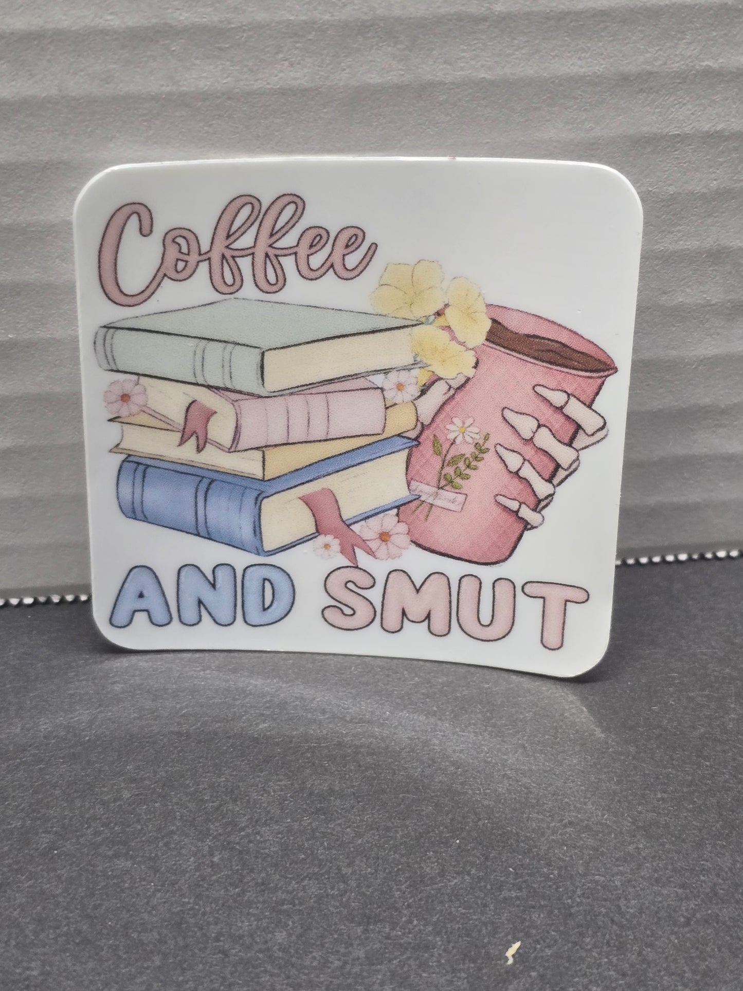 Coffee and smut sticker