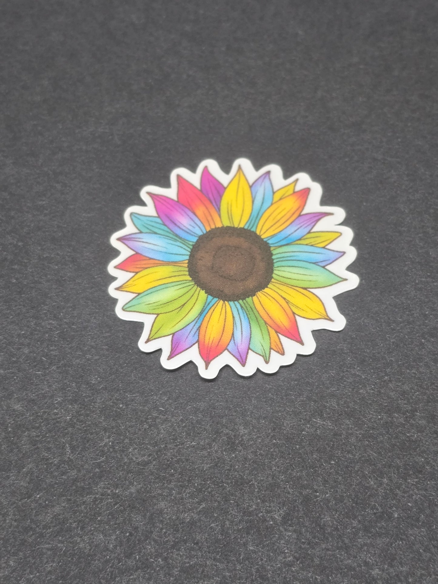 Rainbow Sunflower Sticker