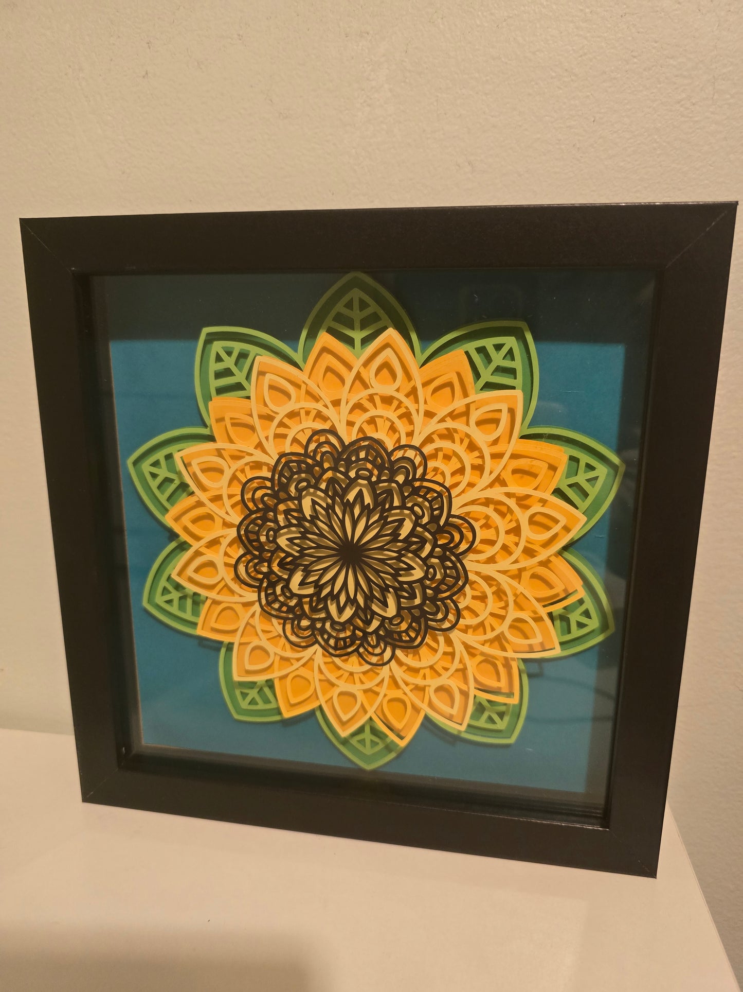 Sunflower Shadowbox