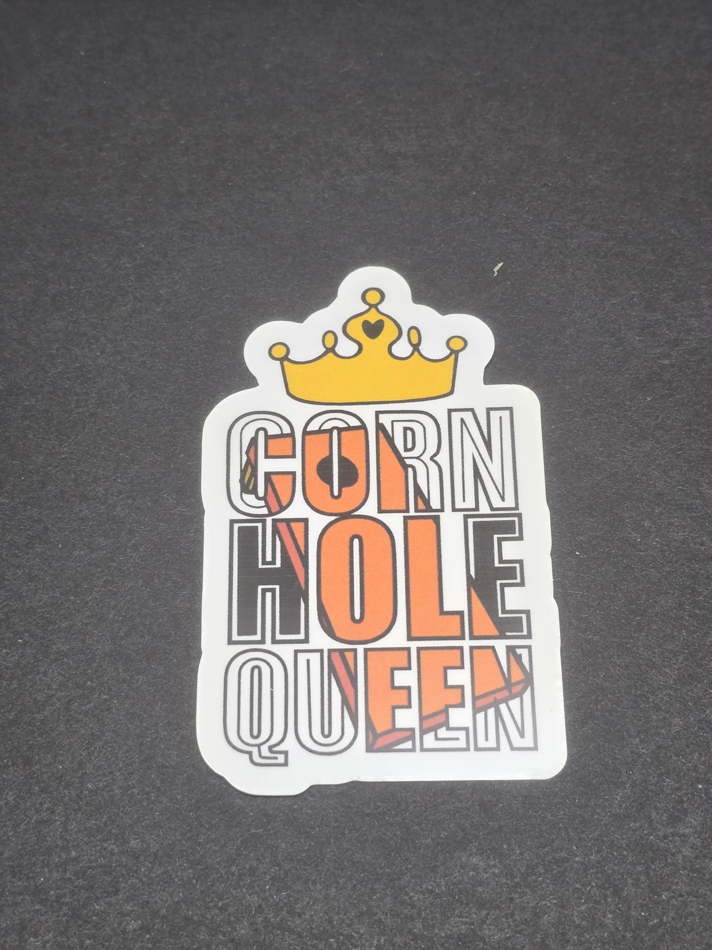Cornhole Queen Sticker