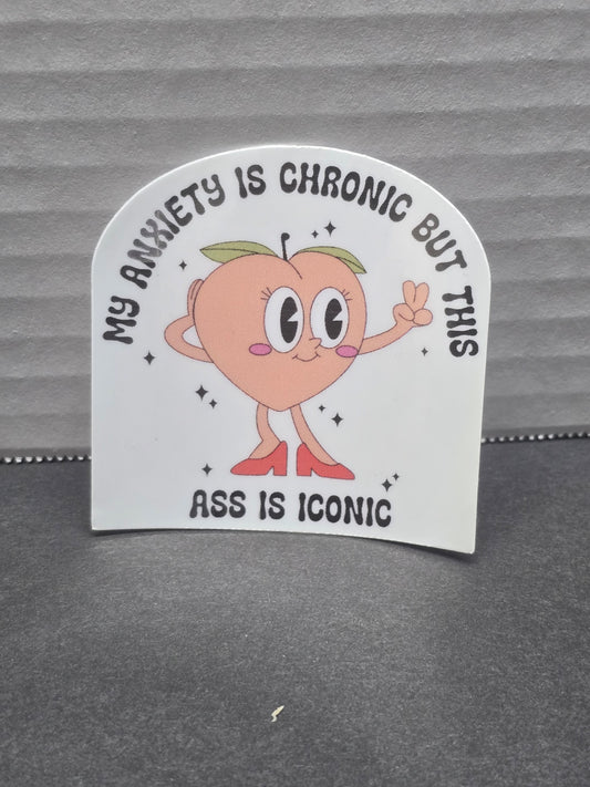 Funny Anxiety Sticker