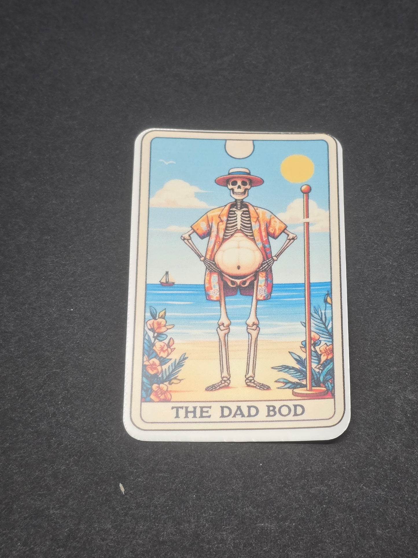 Dad bod sticker