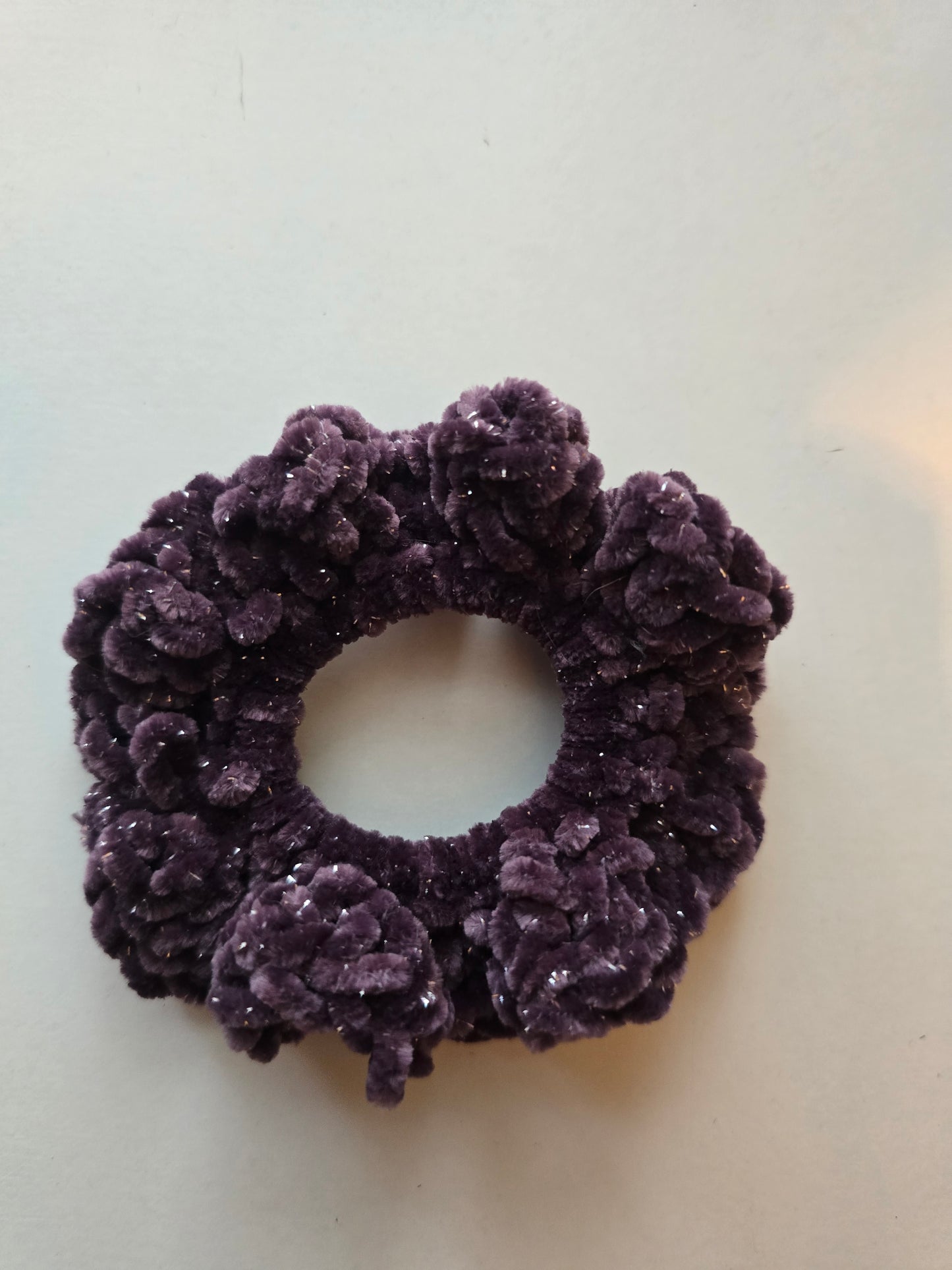 Crochet scrunchies