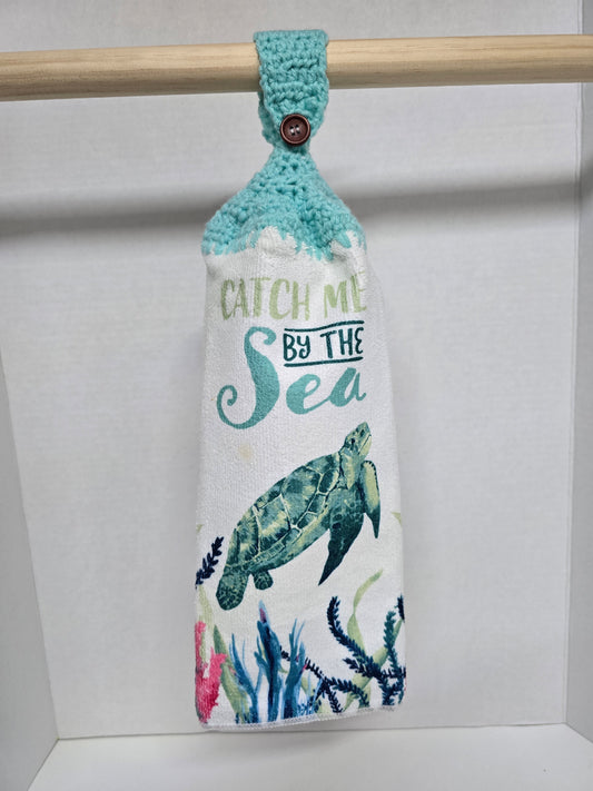 Catch me by the Sea Crochet Towel