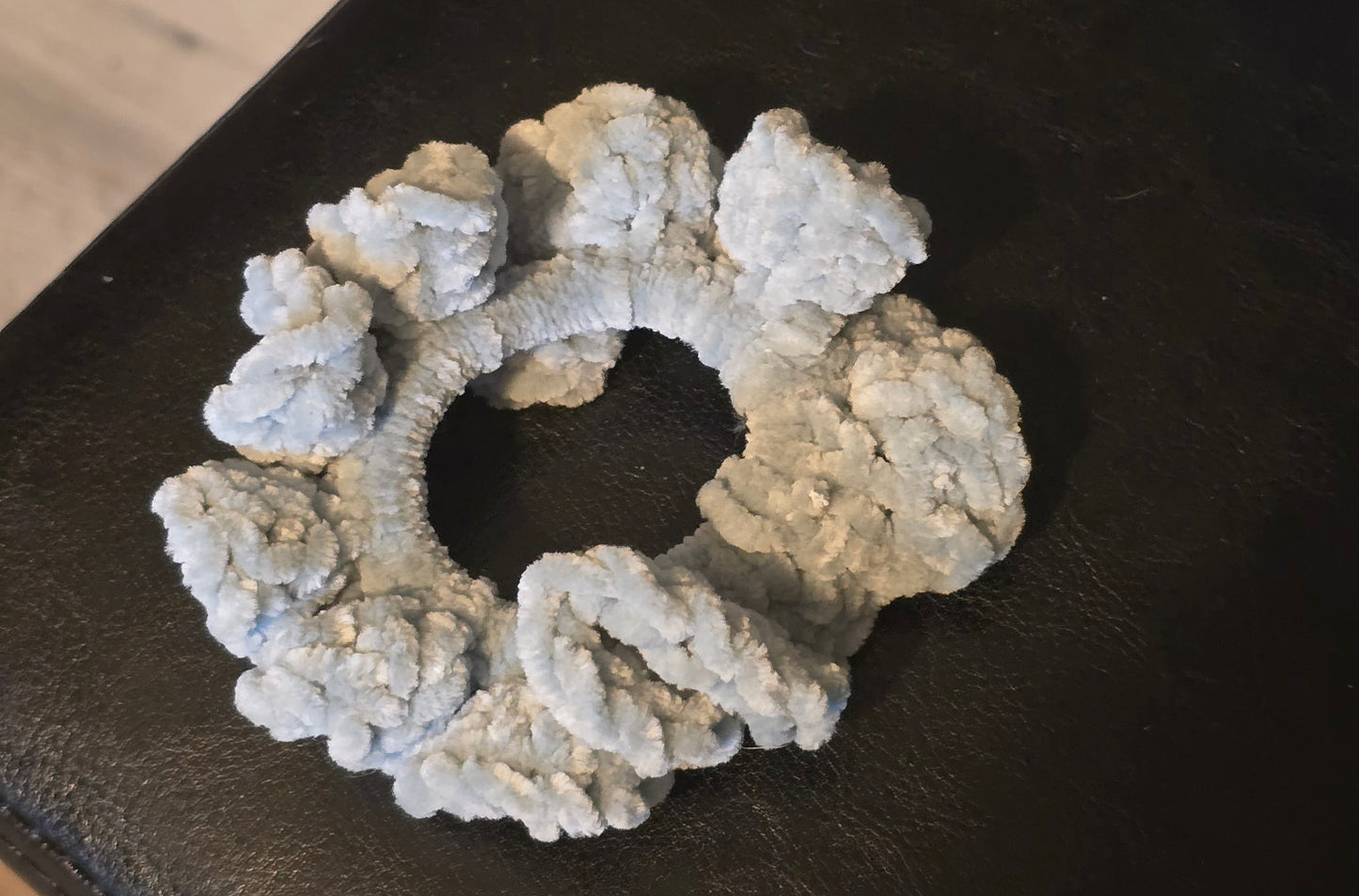 Crochet scrunchies