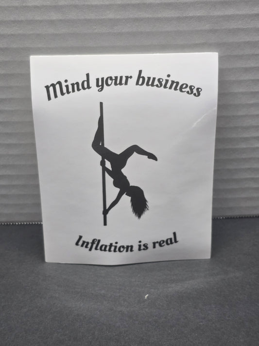 Mind your Business Inflation Sticker