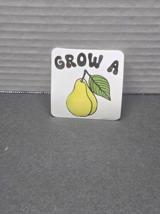 Grow a 🍐 Sticker