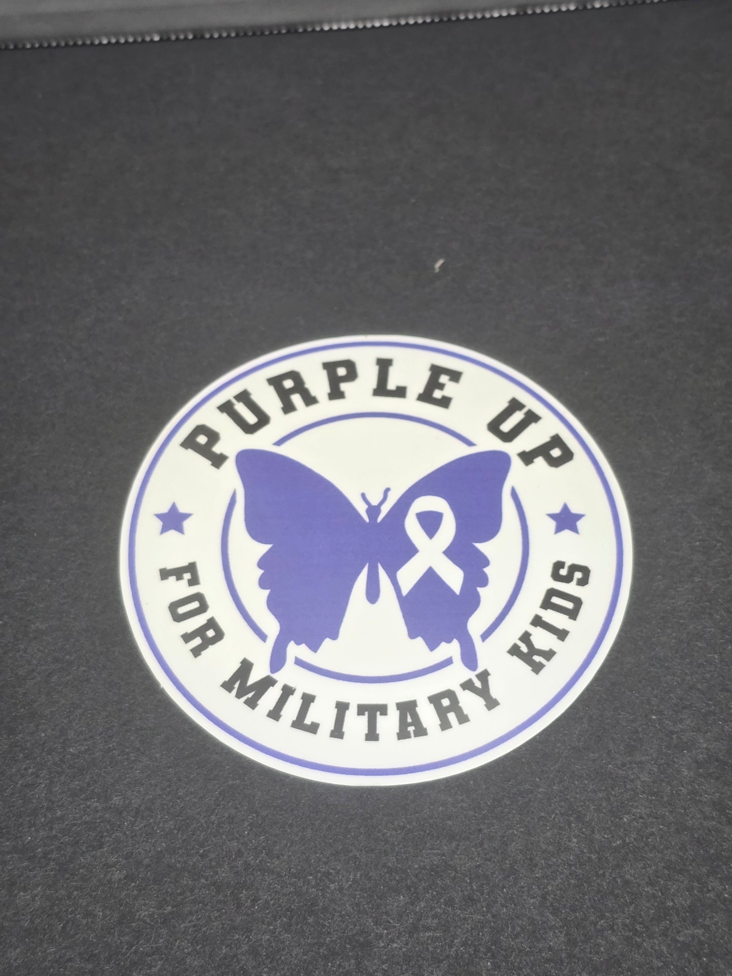 Military Kids Butterfly Sticker